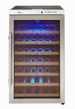 Hostess HW40RMA 40 Bottle Wine Cabinet - Black.